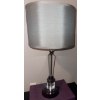 Image 2 : Silver Table Lamp w/ Television Entertainment Stand 21T