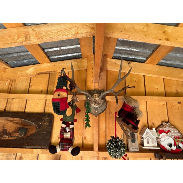 Lot Of Wall Christmas Hanging Items On A Nice Rack . Rack Included 