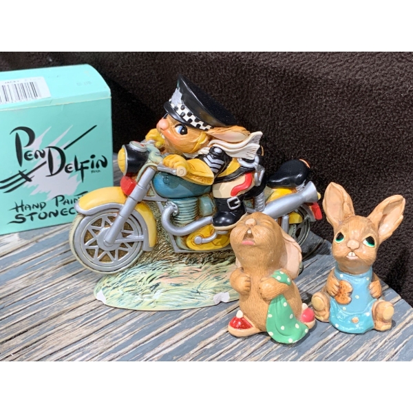 Pen Delfin Figures -  'Sgt Cuff' (7W, 5T; Chipping), 'Barney' & More 
