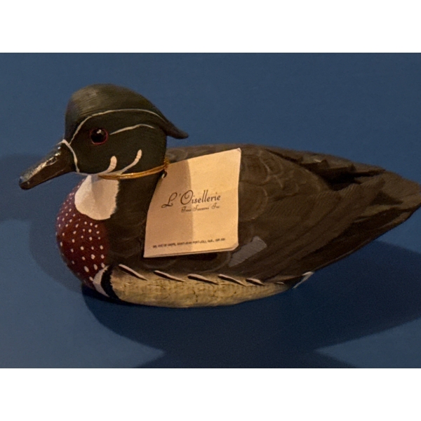 Hand Carved Wood Duck Decoy