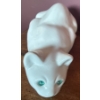 Image 2 : Sleeping Feline Door Stop w/ Curious Kitty & Porcelain Polarbear 14"W
