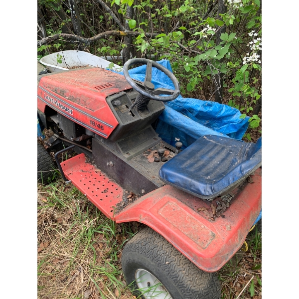 Landmark 18/46 Riding Lawn Mower with Red Finish
