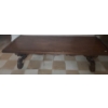Image 1 : Coffee Table w/ Open Bottom Design and Scroll Detailed Legs 64 W, 24 D, 16 T