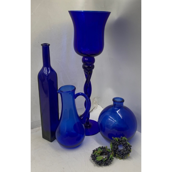 Cobalt Glass Collection 