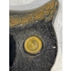 Image 4 : Chalk Birds, Pair of Black and Gold Coloured Owls