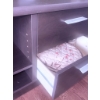 Image 4 : Dark Wood TV Stand With Storage Drawers and Open Shelving