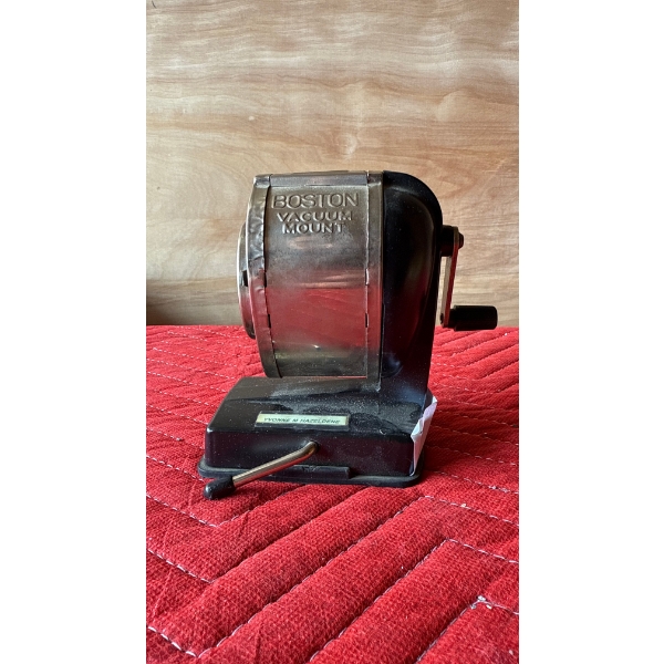 Vintage School Style Mounted Pencil Sharper 
