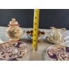 Image 2 : Captivating Ceramic Bundle! Imari Ware Plates, Pitcher and Plate, Jar and Copper Toned Trinket Dish