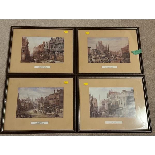 Set of 4 Art Prints By: Louise Rayner;   Each is 15W, 12T