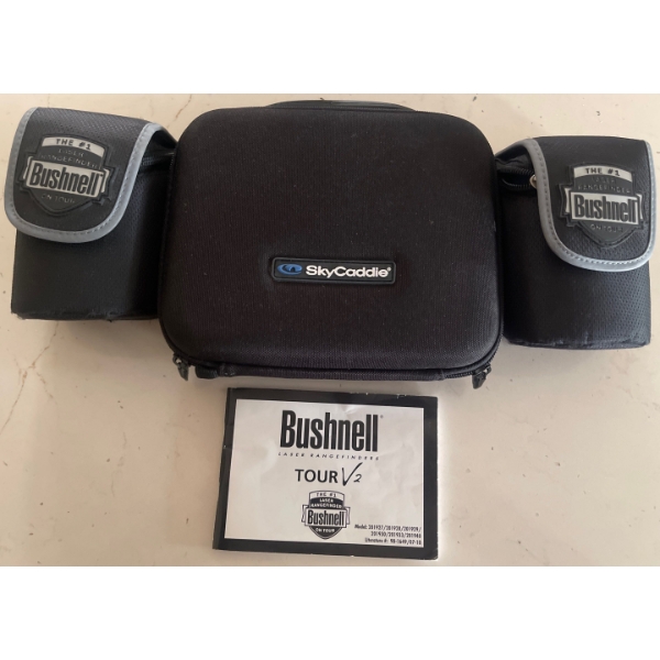 SkyCaddie & Two Bushnell Laser Rangefinders  Tour V2 For the Golfers out there