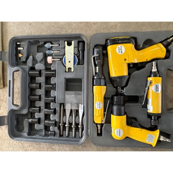  all trade air plus air tool set with attachments like new