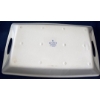 Image 4 : Vintage Pyrex Horizon Blue Casserole Dish w/ Lid Handblown Vase & More