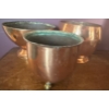 Image 3 : Copper Cookware Utensils Onyx Horse & 3 Indian Brass Vessels 10"Tall