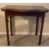 Image 1 : Antique 18th Century George III Mahogany Flip Top Gaming Table 29x16x29