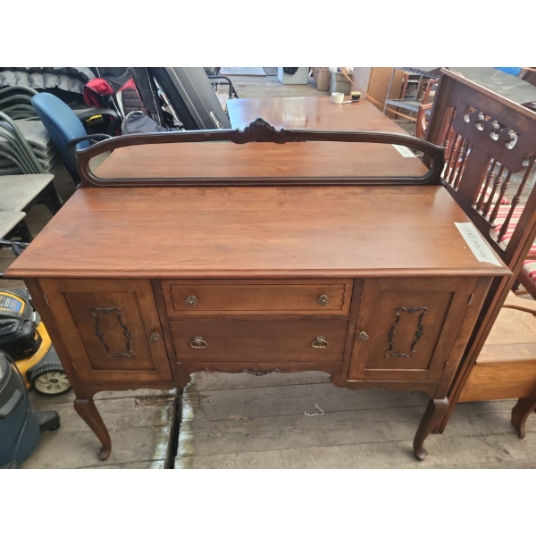 Wooden Vanity With Mirror (45" x 52" x 20.5" Inches)