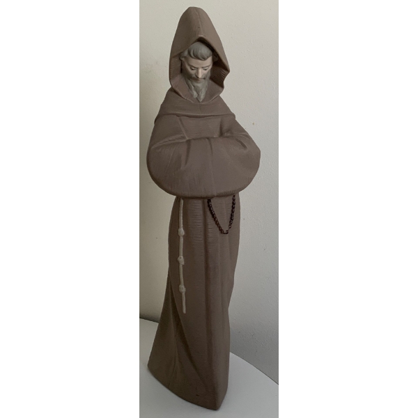 LLADRO Porcelain Monk Figurine - 13.5T 