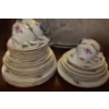 Image 1 : Bernadotte Porcelain "Sonata" Pattern Includes: Plates, Cups, and Saucers