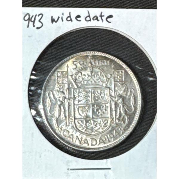 Canada 1943 Half Dollar Coin