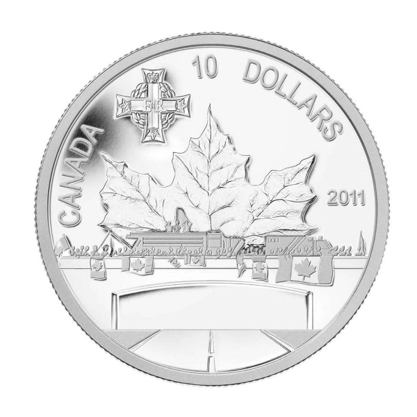 2011 $10 Highway of Heroes - Pure Silver Coin