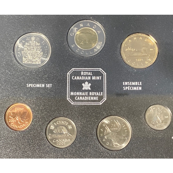 2001 Specimen Set