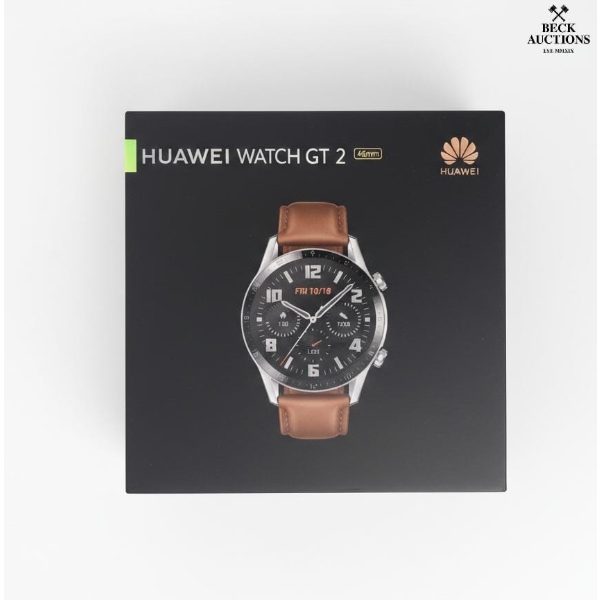 Huawei Watch GT 2 Classic Edition, 46 mm in Pebble Brown. 