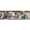 Image 1 : Shelf Of Assorted Shop Fluids - Automotive Fluids Home/Garden & More