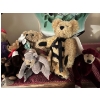 Image 3 :  Collection of vintage toy bears made by assortment of manufacturers Boyds bears cottage collectable