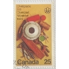 Image 4 : 1976 Day of Issue Montreal Olympic Coin & Stamp 92.5% Silver 48.6 Grams