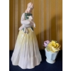 Image 1 : Royal Doulton International Collectors Club "Springtime" Figurine + Floral Decor