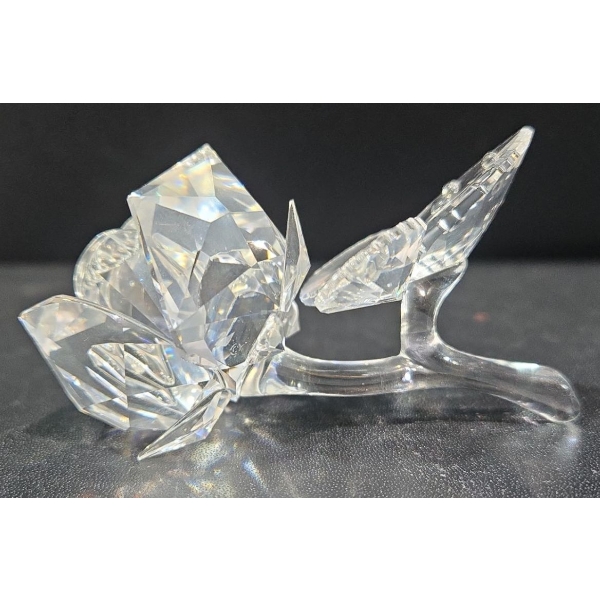 Swarovski Crystal Rose (2"L & 3"T)
