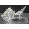 Image 1 : Swarovski Crystal Rose (2"L & 3"T)