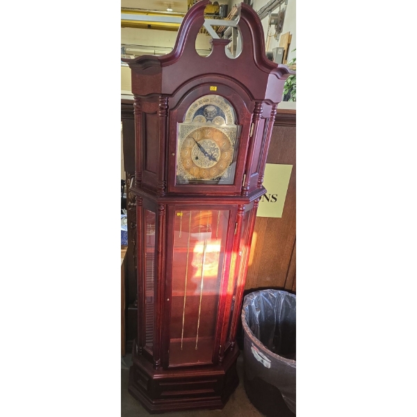 Cherrywood Style "Grandfather Clock" H-74"