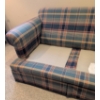 Image 7 : Plaid Upholstered Sofa with Matching Cushions