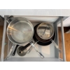 Image 1 : 2 Drawers Worth of Kitchen Cookers - Pots Pans w/ Assigned Lids/Tops