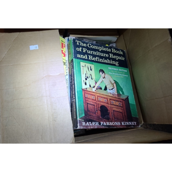 Box of Vintage: Popular Science and Popular Mechanics Magazines, Some Comics, Rod & Gun Magazine