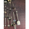 Image 3 : Silver-Plated and Non SP  Souvenir Spoons, Serving Pieces, Napkin Rings, and Flatware Lot