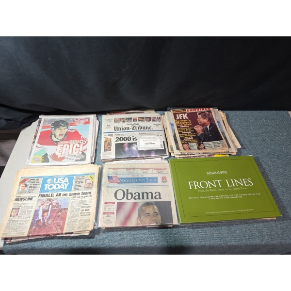 Newspaper Collection: 2010 Olympics, Obama, JFK & More 