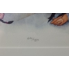 Image 6 : "Warm and Cozy", Artist Barbara Lavallee, 241/750, Offset Lithograph Framed Under Glass 23 X 14.5 