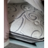 Image 5 : Double Upholstered  Bedframe 56 w, 48 h, 78 d, Mattress/ Boxspring and Bedding Included
