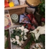 Image 6 : Holiday Decor: Wooden Sign on Stake 11.5 X 32, Resin Santa 16 T, Gift Bags, Floral and More!  