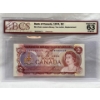 Image 1 : Graded Canadian 1974 $2 Choice UNC Prefix: *BX