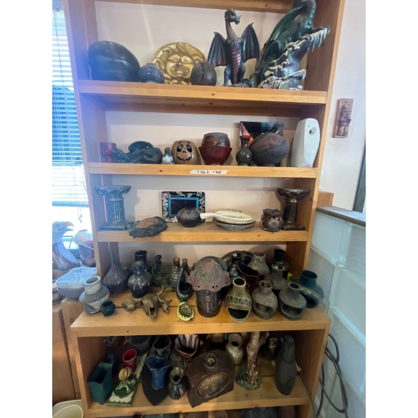 all ceramic items and rack included