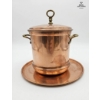 Image 2 :  Vintage Copper Kitchen Set, Copper Pitcher 7''IN H And A Copper Pot With A Lid 9''IN H