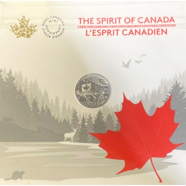  2017 Royal Canadian Mint Spirit of Canada $3 Pure Silver Coin 7.96 Grams
