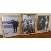 Image 1 : Abby Hoffman - Posed as a boy - 1950s Three Framed Vintage Hockey Photographs