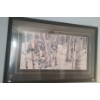 Image 1 : Snow Tiger Print - Artist Robert R. Copple, 43.5 X 28 Framed Under Glass 