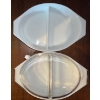 Image 3 : Vintage Pyrex Divided Serving Dish w/Lid-Black Star, Compass Or Snowflake Pattern
