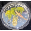 Image 2 : 2011 $20 Swarovski Maple Leaf Crystal Rain Drop Fine Silver Coin 31.39 Grams
