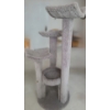 Image 1 : Multi- Level Carpeted Cat Tree 27" Diameter Base, 66 T