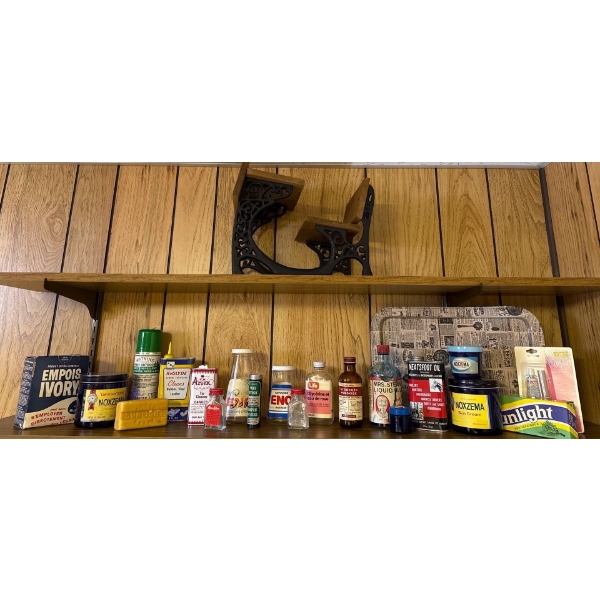 Vintage  Products Incl. Decorative Cast Iron Students Bench Figure 